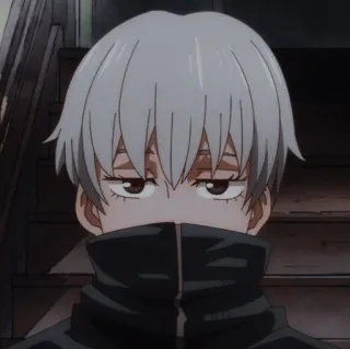 🍲 Toge Inumaki Jujutsu Kaisen Anime, Jujutsu Kaisen, Toge Inumaki, Przeklęta mowa, Postać anime, Naklejka telegram sticker