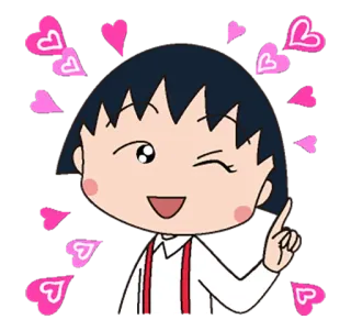 Chibi Maruko-chan telegram stickers