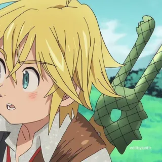 ✨ Meliodas Seven Deadly Sins anime, character, meliodas, seven deadly sins, manga telegram sticker