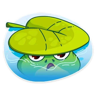 Oliver the Frog telegram stickers