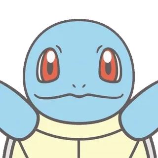 💬 Squirtle Pokemon Squirtle, Pokemon, cartoon, animal, turtle telegram sticker
