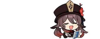 🌟 Hu Tao Genshin Impact Anime, Video game, Genshin Impact, Hu Tao telegram sticker