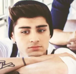 👑 Zayn Malik Zayn Malik, One Direction, Sänger, Promi, Porträt telegram sticker