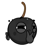 🤔 체리, 만화, 과일, 제스처 telegram sticker
