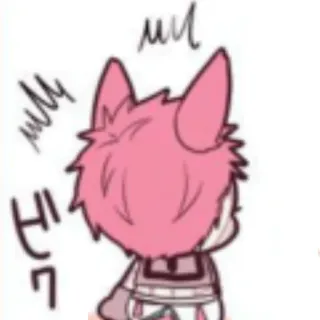 🐈‍⬛️ ビク Аниме, Манга, Мультфильм telegram sticker