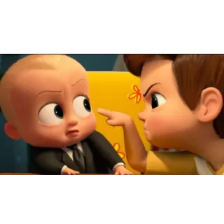 👈 Boss Baby The Boss Baby Cartoon, Baby, Anzug, Wütend, Zeigend telegram sticker