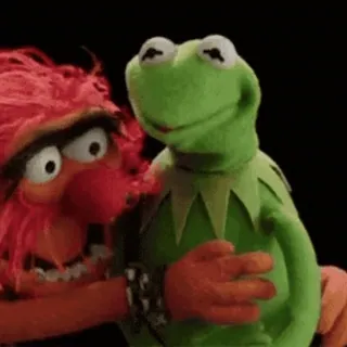 🫂 Kermit the Frog The Muppets 木偶, 科米蛙, 艾尼莫, 布偶, 搞笑, 角色 whatsapp sticker