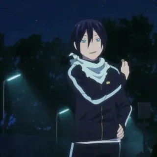 💎 Yato Noragami Anime, Yato, Noragami, Gott, Japanisch, Charakter telegram sticker