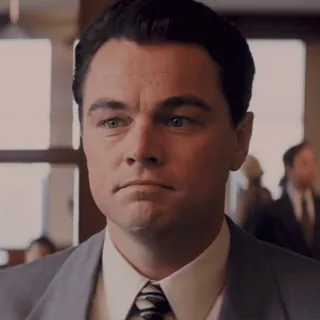 🙅‍♂️ Leonardo DiCaprio Leonardo DiCaprio, actor, retrato, hombre, celebridad telegram sticker