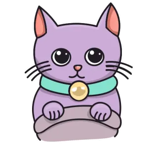 🥺 кот, милый, каваий, животное, стикер telegram sticker