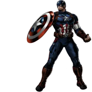 👊 Captain America superhero, marvel, comic book, Captain America telegram sticker