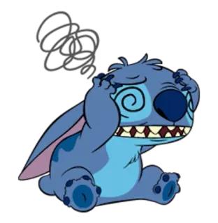 😒 Stitch мультфильм, стич, дисней, персонаж telegram sticker