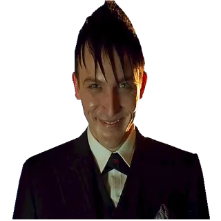 🙃 Penguin Gotham Gotham, Pinguino, Cattivo, Robin Lord Taylor, DC Comics telegram sticker