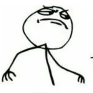 🙂 Me Gusta Rage Comics whatsapp sticker