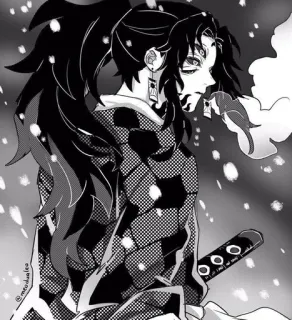 🌓 Tanjiro Kamado Demon Slayer Anime, Manga, Kiếm, Quỷ, Diệt quỷ telegram sticker