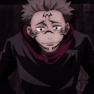 👹 Yuji Itadori Jujutsu Kaisen Anime, Jujutsu Kaisen, Yuji Itadori, Zauberei, Dunkle Magie whatsapp sticker