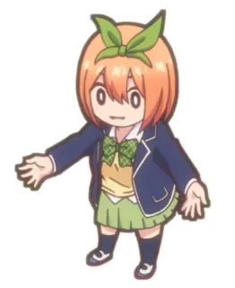 🙂 Anime, Karakter, Gotoubun no Hanayome whatsapp sticker
