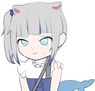 🙂 动漫, 猫, 女孩, Q版, 卡哇伊, 可爱 whatsapp sticker