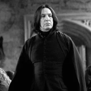 😑 Severus Snape Harry Potter severus snape, harry potter, alan rickman, giáo sư, hogwarts telegram sticker
