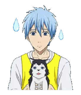 😥 Kuroko Anime, Kuroko no Basket, Kuroko, Personagem, Fanart telegram sticker