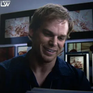 🗿 Dexter Morgan Dexter Dexter, Michael C. Hall, television, serial killer, crime telegram sticker