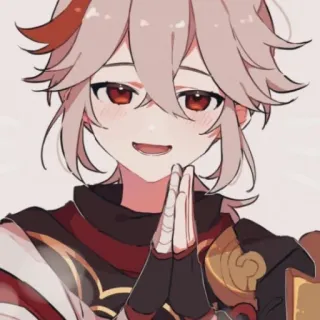 🙏 Kaedehara Kazuha Genshin Impact 动漫, 电子游戏, 原神, 枫原万叶, 枫原万叶 telegram sticker