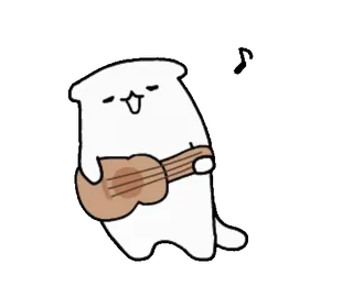 🥳 White cat telegram sticker