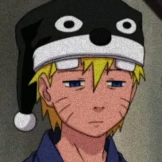 🍜 Naruto Naruto, animé, dessin animé, endormi, personnage whatsapp sticker