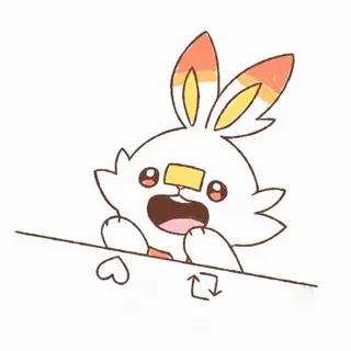 😄 Scorbunny Pokemon whatsapp sticker