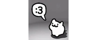 😚 :3 kucing, lucu, hewan, stiker, kartun whatsapp sticker