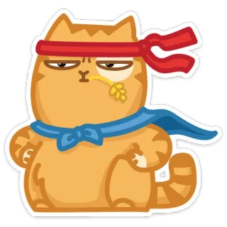 🦸‍♂️ chat, animal, dessin animé, super-héros, mignon telegram sticker