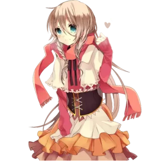 ❤️ アニメガール, マンガ, かわいい, キャラクター, イラスト, アート telegram sticker