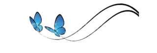 🍀 Vlinder, Blauw, Haar, Accessoire, Schattig telegram sticker