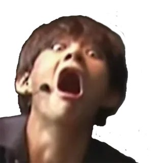 😩 Cri, Meme, Drôle, Choqué, Peur, Surprise telegram sticker