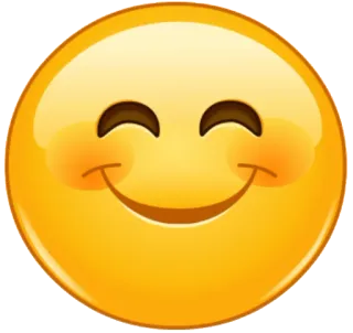 😊 Emoji, Smiley, Gesicht, Fröhlich, Süß telegram sticker