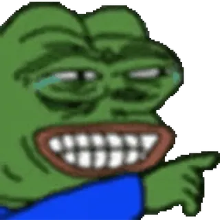 😆 Pepe the Frog Meme, Rana, Pepe telegram sticker
