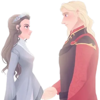 💑 мультфильм, пара, романтика, фэнтези, персонажи, любовь, мультяшные герои telegram sticker