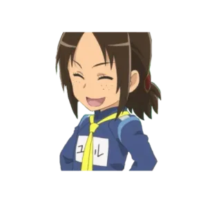 😸 ユール Anime, Menina, Feliz, Alegre telegram sticker