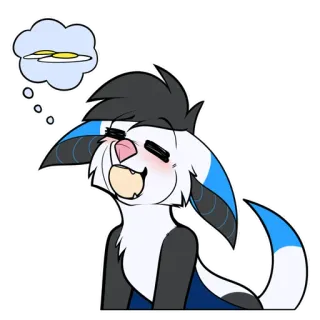 🥚 uovo, carino, animale, cartone animato, sogno, cibo, fantasy telegram sticker