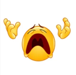 😫 emoji telegram sticker