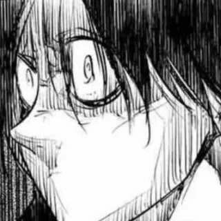 😨 anime, manga, sốc, biểu cảm, mặt telegram sticker
