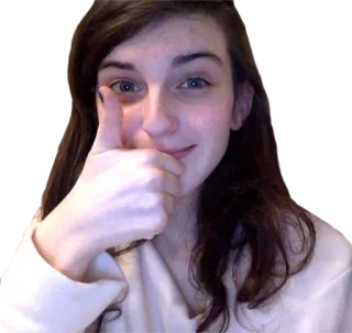 👍 женщина, человек, девушка, большой палец вверх, ок, одобрение telegram sticker