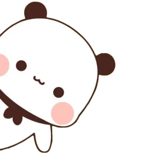 🤩 Панда, Мультфильм, Милый, Животное, Наклейка telegram sticker