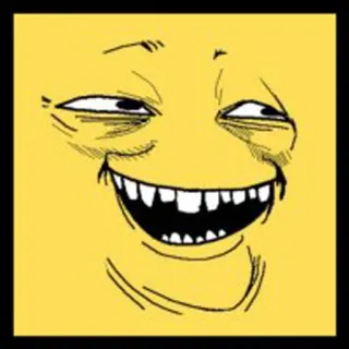 ◼ meme, face, funny, expression, cartoon, internet telegram sticker