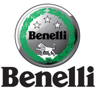 😹 Benelli marka, logo, lew, gwiazdy, motocykl telegram sticker