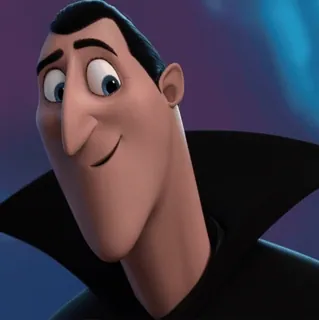 🧛‍♂ Count Dracula Hotel Transylvania ドラキュラ, 吸血鬼, ホテル・トランシルヴァニア, アニメ, モンスター, 漫画のキャラクター telegram sticker