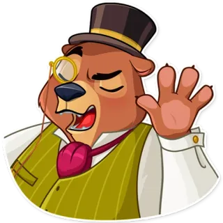 Todd Bear whatsapp stickers