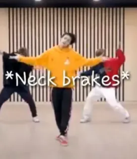 🪄 *Neck brakes* dance, neck, brakes, dancer, choreography whatsapp sticker