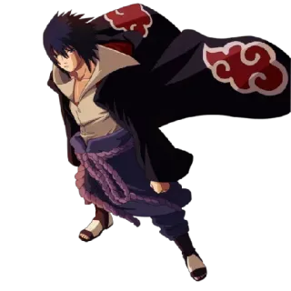 😐 Sasuke Uchiha Naruto sasuke, uchiha, naruto, animé, manga, akatsuki whatsapp sticker