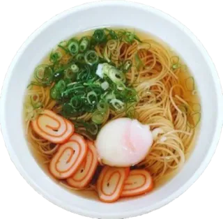 🍜 Ramen, Macarrão, Comida, Ovo, Sopa, Tigela telegram sticker